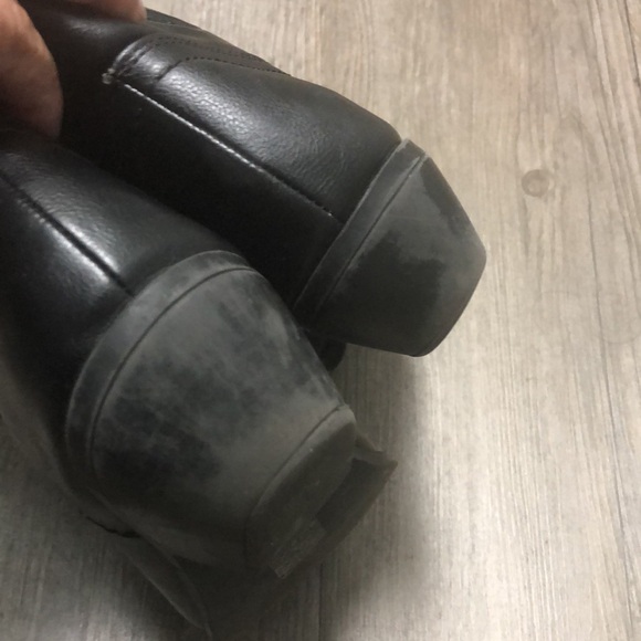 Soda Chic Black Heeled Boots - Picture 10 of 12